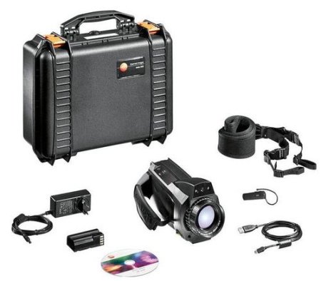 Комплект тепловизора Testo 885-2 c супер-телеобъективом (/C2 (супер-телеобъектив) + С1 (телеобъектив) + I1) купить по низкой цене | МАКСПРОФИТ