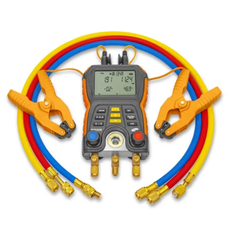 Цифровой манометрический коллектор МЕГЕОН 51050 купить по низкой цене | МАКСПРОФИТ