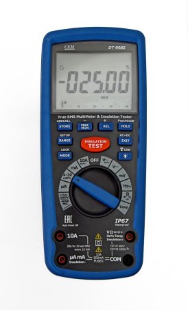 CEM DT-9985 Мультиметр цифровой, мегаомметр купить по низкой цене | МАКСПРОФИТ