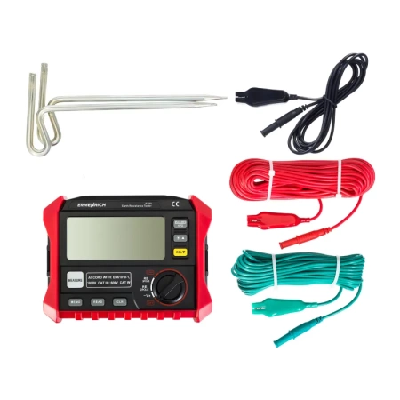 Тестер заземления Ermenrich Ping ET60, черный купить по низкой цене | МАКСПРОФИТ