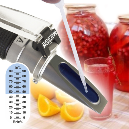 Рефрактометр для определения концентрации сахарозы (Брикс)  МЕГЕОН 72008 купить по низкой цене | МАКСПРОФИТ