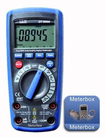 CEM DT-9969 Мультиметр цифровой True RMS купить по низкой цене | МАКСПРОФИТ