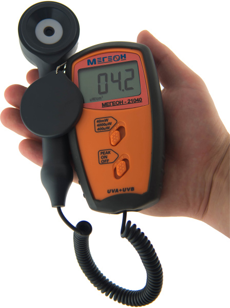 Измеритель ультрафиолетового излучения (УФ-метр) МЕГЕОН 21040 купить по низкой цене | МАКСПРОФИТ