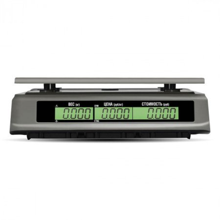 Торговые настольные весы M-ER 328 AC-15.2 "TOUCH-M" LCD RS232 и USB с поверкой купить по низкой цене | МАКСПРОФИТ