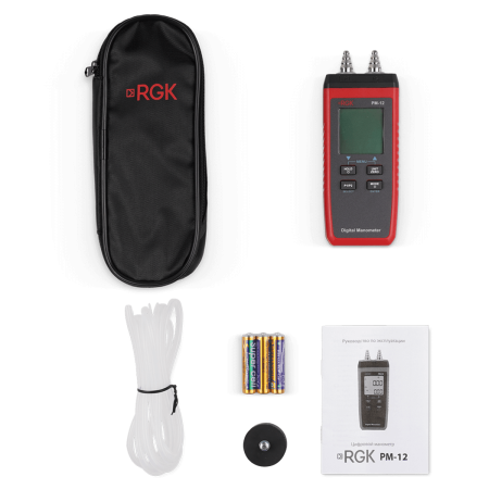 Цифровой манометр RGK PM-12 купить по низкой цене | МАКСПРОФИТ