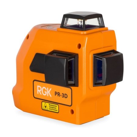 Лазерный уровень RGK PR-3D + штанга-упор RGK CG-2 минимальная комплектация купить по низкой цене | МАКСПРОФИТ